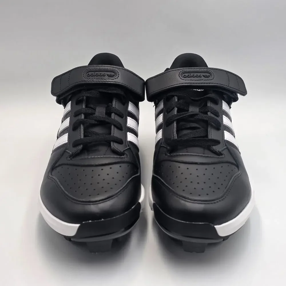 adidas Forum TPU Men's Size 9 Baseball Cleats JR9614 Black White New